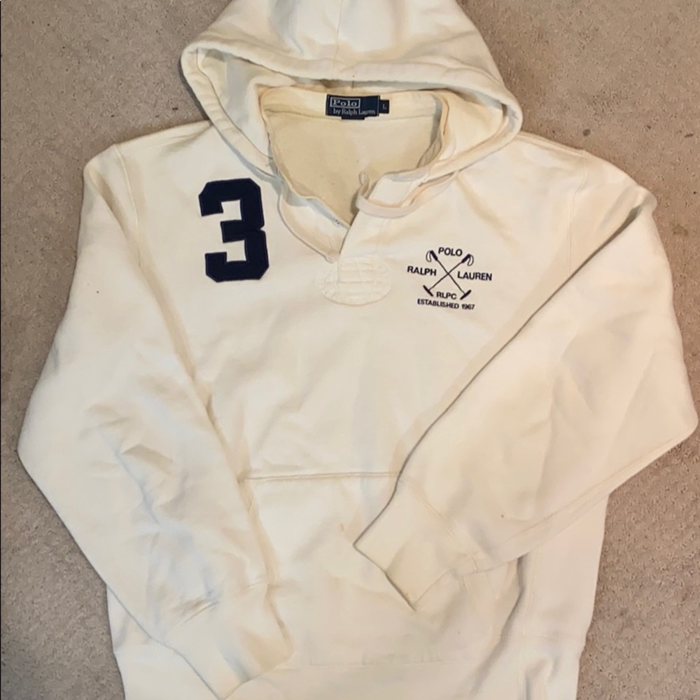 Polo Ralph Lauren button neck hoodie